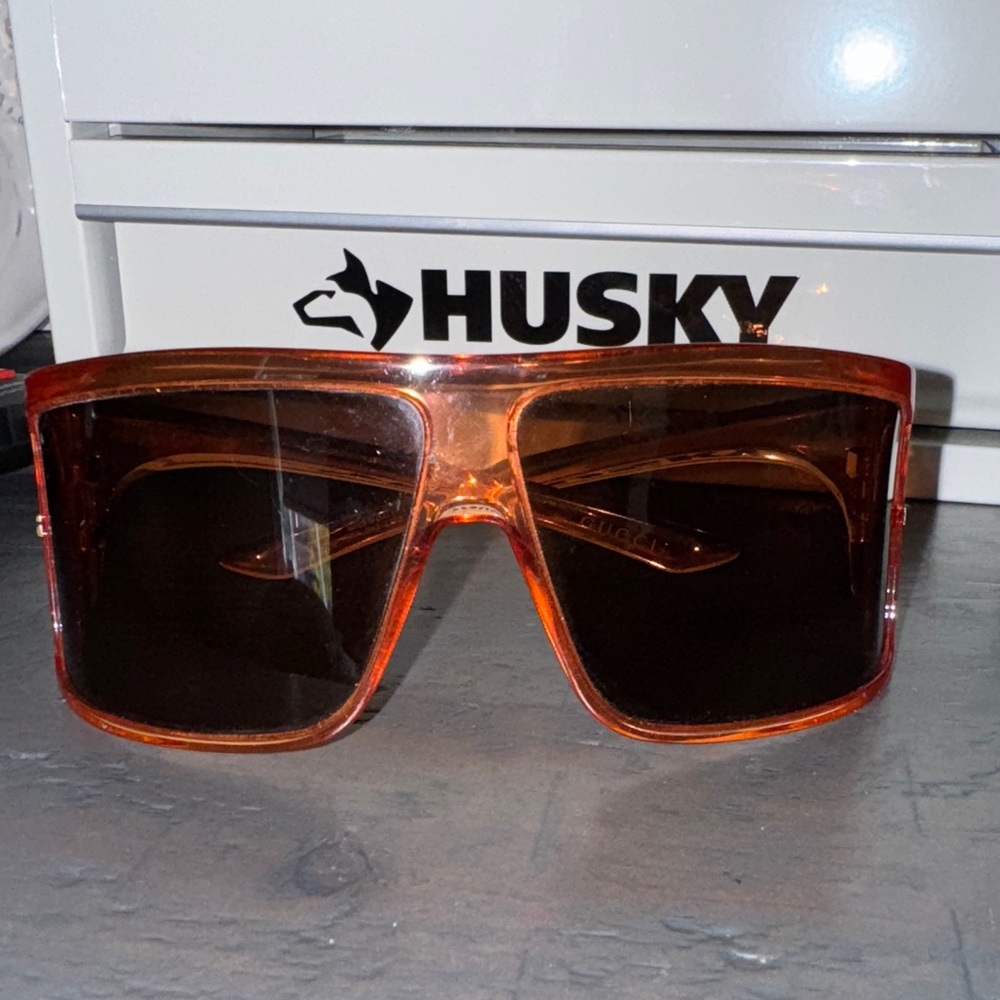 Gucci Shield Wrap Around Sunglasses